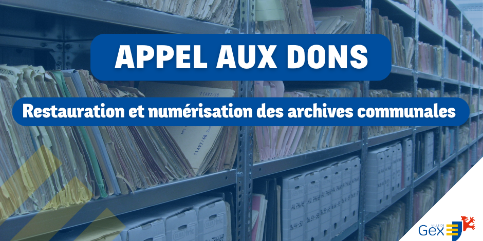 Appel aux dons archives GEX visuel RS